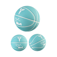 Balle de basket-ball personnalisée en cuir PU laminé BPU avec logo Jouet d'intérieur imprimé en caoutchouc de couleur Taille 7