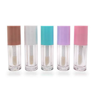 Vente en gros de tubes cosmétiques vides rechargeables avec étiquettes personnalisées, 5 ml, 6 ml, 8 ml, 10 ml, en plastique avec bouchon à vis, mini <span class=keywords><strong>gloss</strong></span> et rouge à lèvres - Product Image 2