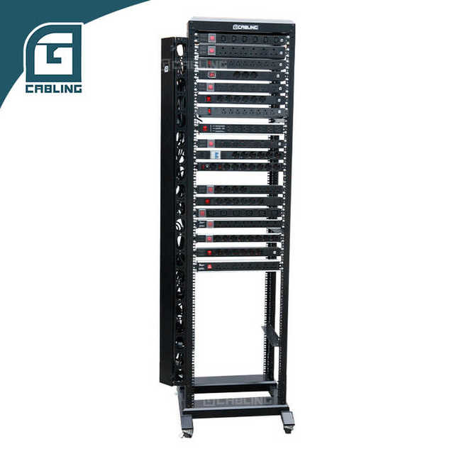 Gcabling 22U 32U 42U Networking 19 Inch Rack Mount 2 4 Poles Post Open Frame Rack Network Cabinet Server Rack