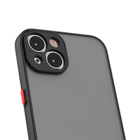 Antichoc Armure Mat Pour iPhone 13 12 11 Pro Max XR XS X 7 8 Plus SE Mini Luxe TPU Pare-chocs Clair Dur PC Couverture Capa