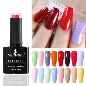 Neissry Nuevo Set de Esmaltes de Uñas de <span class=keywords><strong>Gel</strong></span> Coreano Kaise Nude Macaron Dark Moonlight Rainbow Halo para Uso en Salón - Product Image 1