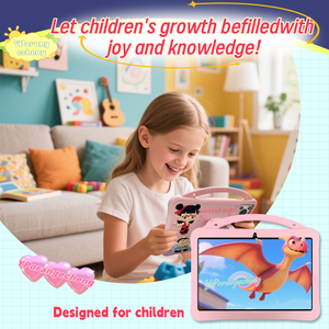 Máy tính bảng trẻ em <span class=keywords><strong>10.1</strong></span> inch <span class=keywords><strong>Android</strong></span> 13 4000mAh pin 1280x800 Độ phân giải Octa core MTK 4GB Bộ nhớ-Ý tưởng quà tặng Thứ Sáu màu đen - Product Image 2