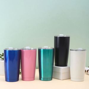 Factory Direct Supply 304 Stainless Steel Vacuum Insulated <b>Thermos</b> Mug Transparent Lid Direct-Drinking Portable Outdoor Car Use - Product Image 4