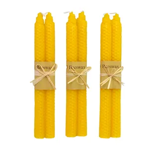 Candele da Chiesa Artigianali in Cera d'Api Naturale con Stoppino in Cotone, Vendita all'Ingrosso - Product Image 1