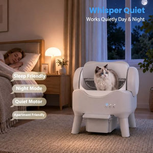 Meilleure Litière Automatique pour Chat avec Caméra HD IA 1080P, Reconnaissance des Chats, Style Ouvert, Sans Odeur, Personnalisable - Product Image 4