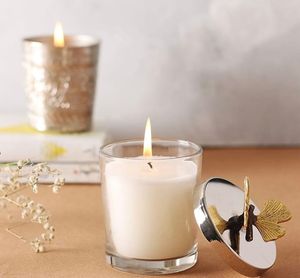 <b>Decorative</b> Glass Candle with Metal <b>Lid</b> Luxury Scented Candle Jar for Home <b>Decoration</b> Gift Candle Elegant Candle Holder - Product Image 6