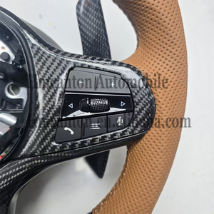 Hot New Product Perforated Leather Carbon Fibre Steering <b>Wheel</b> for BMW G Series M3 G20 G30 G80 M4 G82 M5 CS Car Steering <b>Wheel</b> - Product Image 2