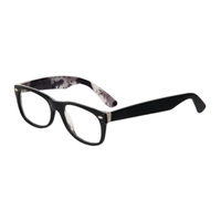 Monture de lunettes optiques classique carrée et circulaire en acétate, disponible en plusieurs couleurs pour s'adapter à différents styles et formes