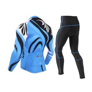 Maillot thermique d'hiver personnalisé pour le cyclisme en eaux profondes, hauts de cyclisme urbains à manches longues pour hommes, vêtements de vélo d'automne - Product Image 2