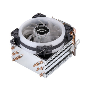 QiuzAim 6 히트 파이프 <span class=keywords><strong>CPU</strong></span> 쿨러 조용한 90 mm 데스크탑 PC 냉각 팬 조명 AMD 1700 인텔 1151 1156 1366 1200 마더 보드 - Product Image 5