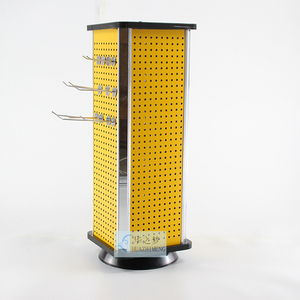 Xoay Kính mát hiển thị giá Keychain Vòng cổ sàn đục lỗ <span class=keywords><strong>PEG</strong></span> Bảng hiển thị đứng cho trung tâm mua sắm - Product Image 3