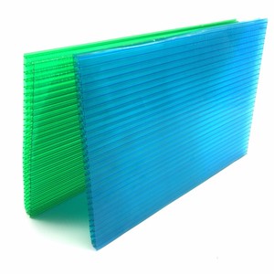 Diseño moderno, hoja hueca de <span class=keywords><strong>policarbonato</strong></span> ignífuga, tablero de plástico, panal de espesor múltiple para techo de puerta de ventana de Hotel - Product Image 5