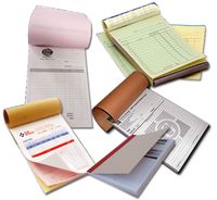 Papier autocopiant Fangda pour factures et reçus de restaurants, entreprises de remorquage, formulaires de commande - 100 feuillets/carnet