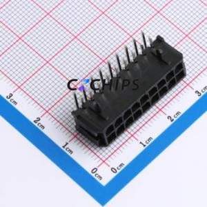 43045-18AWS Wire-to-<b>Board</b> <b>Pin</b> Header Bent Lead Through Hole,P=3mm Connector 2x9P 3mm Right Angle Insert 18P - Product Image 1
