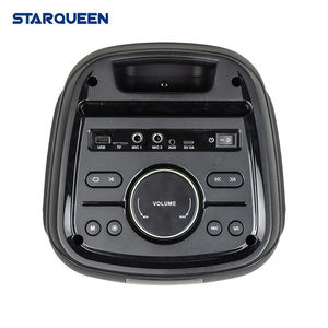 Mode puissant basse son cristallin double 6.5 pouces brillant Partybox TWS sans fil Bluetooth Portable déflecteur haut-parleur amplifié - Product Image 4