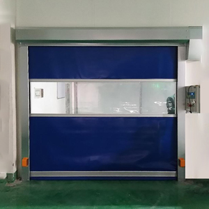 Volets de garage directs d'usine Volets roulants automatiques extérieurs Portes roulantes <span class=keywords><strong>à</strong></span> grande vitesse <span class=keywords><strong>à</strong></span> distance pour l'usine alimentaire - Product Image 4
