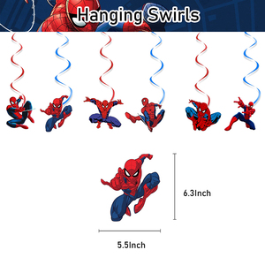 Dibujos animados Cool <span class=keywords><strong>Marvel</strong></span> Spider Man tema fiesta de <span class=keywords><strong>cumpleaños</strong></span> decoración con globo Banner conjuntos para niños niño fiesta decoraciones suministros - Product Image 5