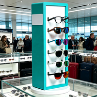 Présentoir rotatif double face pour lunettes de comptoir, support de présentation de montures de lunettes de soleil pour magasin d'optique