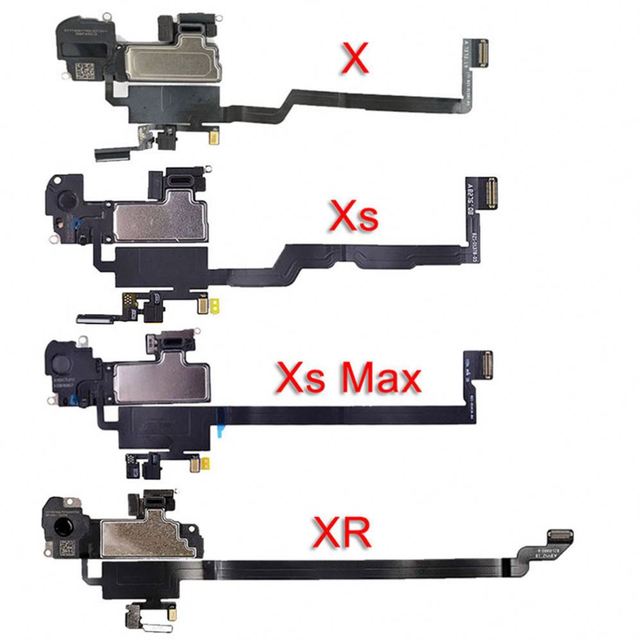 Original Earpiece Flex Cable for iPhone X XS MAX XR Ear Sound Speaker Ear Piece Proximity Light Sensor Assembly Replacement Part