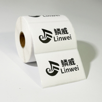 Stiker Label Pengiriman Termal Kompatibel Zebra 3 inci X 2 inci untuk Printer Zebra 76x51mm