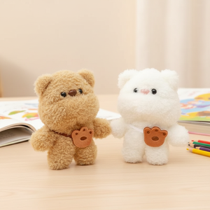 Mini Peluche Unisex de Osito y Elefante, Tamaños Personalizados, 0.16 kg, Relleno de Algodón PP, Llavero para Regalo - Product Image 6