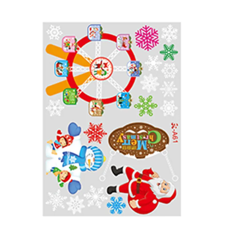 Custom Self Adhesive Christmas Gift Tags Sticker Christmas Present Labels for Bookmarks Scrapbooks Gift Paper