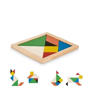 Rompecabezas Tangram de Madera, Regalos Personalizados - Product Image 3