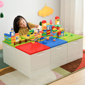 Shimoyama sáng tạo cấp bằng sáng chế Thùng nhà có thể gập lại đồ chơi bằng nhựa gấp lưu trữ bin Hộp đồ chơi trẻ em tổ chức với nắp - Product Image 2