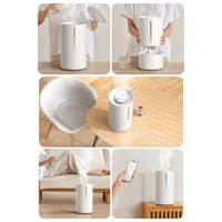 Humidificateur intelligent 2-en-1 électrique 4L USB avec une grande capacité d'humidification pour hôtels et usage domestique