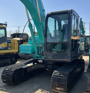Excavatrice hydraulique de 13 tonnes Kobelco SK130 de bonne performance utilisée avec pompe de boîte de vitesses de moteur d'origine et PLC-Prix bon marché Offre Spéciale - Product Image 6