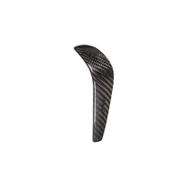 Couvercle d'habillage de pommeau de levier de vitesse en fibre de carbone véritable accessoire d'intérieur de voiture Simple pour BMW Série 3 E90 E91 E92 E93 E84 E87