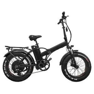بالجملة الدهون الإطارات طوي دراجة كهربائية-1000 واط 20 ه الدهون الاطارات مطوية دراجة كهربائية قابلة للطي Ebike دراجة بلاستيكية قابلة للطي