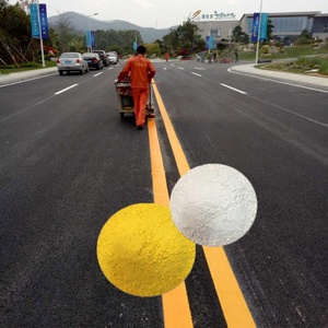 Pintura de Señalización Vial Luminosa Estándar para Carreteras HUA QUN, Alta Reflectividad, Brillo Intenso, Termoplástica - Product Image 6