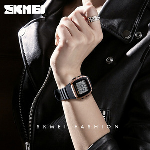 Skmei Men's Digital Watch Water Resistant 50M Alarm Chrono Sport Watch Black Rose Gold - Product Image 3