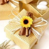 Kepala Bunga Matahari Palsu DIY 4,5cm, Bunga Krisan Sutra Buatan Tangan, Bunga Artifisial untuk Kerajinan, Dekorasi Pernikahan, dan Rumah