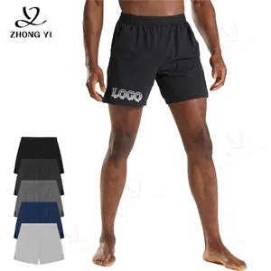 OEM Custom Logo Shorts Men's Casual Polyester Running Gym Printed Oversized Custom Mesh Shorts For Men