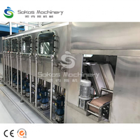 Machine de remplissage d'eau SOKOS 5 gallons, machine de lavage et de remplissage d'eau 20 litres, usine de remplissage d'eau 20L