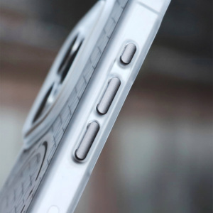 Funda de teléfono de aceite mate transparente colorida para iPhone 14 16 Pro Max Cámara protectora de carga inalámbrica magnética fuerte móvil - Product Image 4