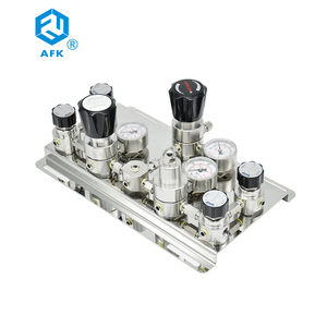 Entrada 3000psi Salida 200psi Gas <span class=keywords><strong>CO2</strong></span> Acero inoxidable 1/4 "NPT Panel de control Válvula semiautomática Regulador de alta presión para laboratorios - Product Image 2