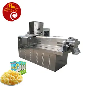 Puff Snack Machine Hot Sale New Automatic Fryer Corn Puff Snacks Food Extruded Machine Snack Food Production Line