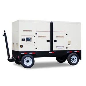 3 Phase Mobile Generator Diesel 150kva 120kw with Cummins Engine 150kva 120kw Mobile Power Plant Sales in Dubai