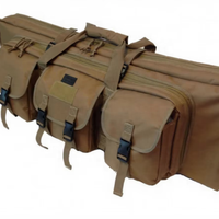 Sac de transport tactique souple Bow 32''-48'' avec fermeture éclair, en polyester, couleur et logo personnalisables, marque OEM, sac à dos de chasse