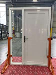 Superhouse Nfrc/Fpa Orkaan Proof Impact Beoordeeld Aluminium Draaideur Aluminium Plaat Deur Aangepaste Kleur Scharnierende Deur - Product Image 5