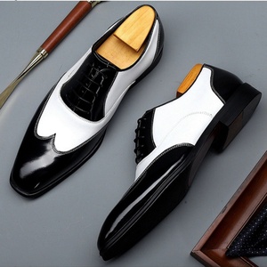 Zapatos de Vestir para Hombre de Estilo Británico de Lujo, Zapatos Oxford de Cuero Genuino para Hombre, Zapatos de Negocios para Hombre, Zapatos de Talla Grande - Product Image 6