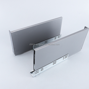 Soft Closing Metal Box Drawer Slide Slim tandem box Slim Kitchen Drawer System for Furniture Cabinet Drawer