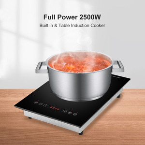 Brûleur unique intégré Induction brûleur haute <span class=keywords><strong>puissance</strong></span> poêle Hotpot 2500 Watts 2000w capteur touches tactiles Drop in Induction Cooker - Product Image 4