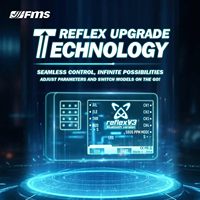 Pour FMS Reflex V3 Mini avion RC avec système de contrôle de vol gyroscopique Stable télécommande EPP avion avion