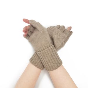 Gants en <span class=keywords><strong>cachemire</strong></span> mongol en gros Mitaines Femmes Gants en <span class=keywords><strong>cachemire</strong></span> pur tricotés chauds - Product Image 1