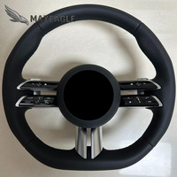 Volant de voiture en cuir personnalisé pour Mercedes Benz AMG W204 C63 W212 W218 W207 W172 W223 - Pièces de mise à niveau