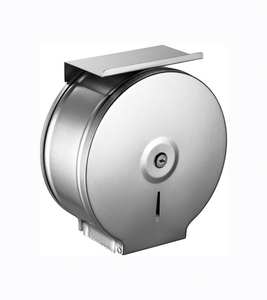 Dispensador de Papel Grande em Aço Inoxidável com Design Moderno, Montado na Parede, Suporte para Toalhas de Mão e Papel Higiênico para Hotéis e Banheiros Públicos - Product Image 1